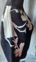 Fab'rik Floral Crewneck Pullover Sweater - New With Tags