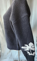 Fab'rik Floral Crewneck Pullover Sweater - New With Tags