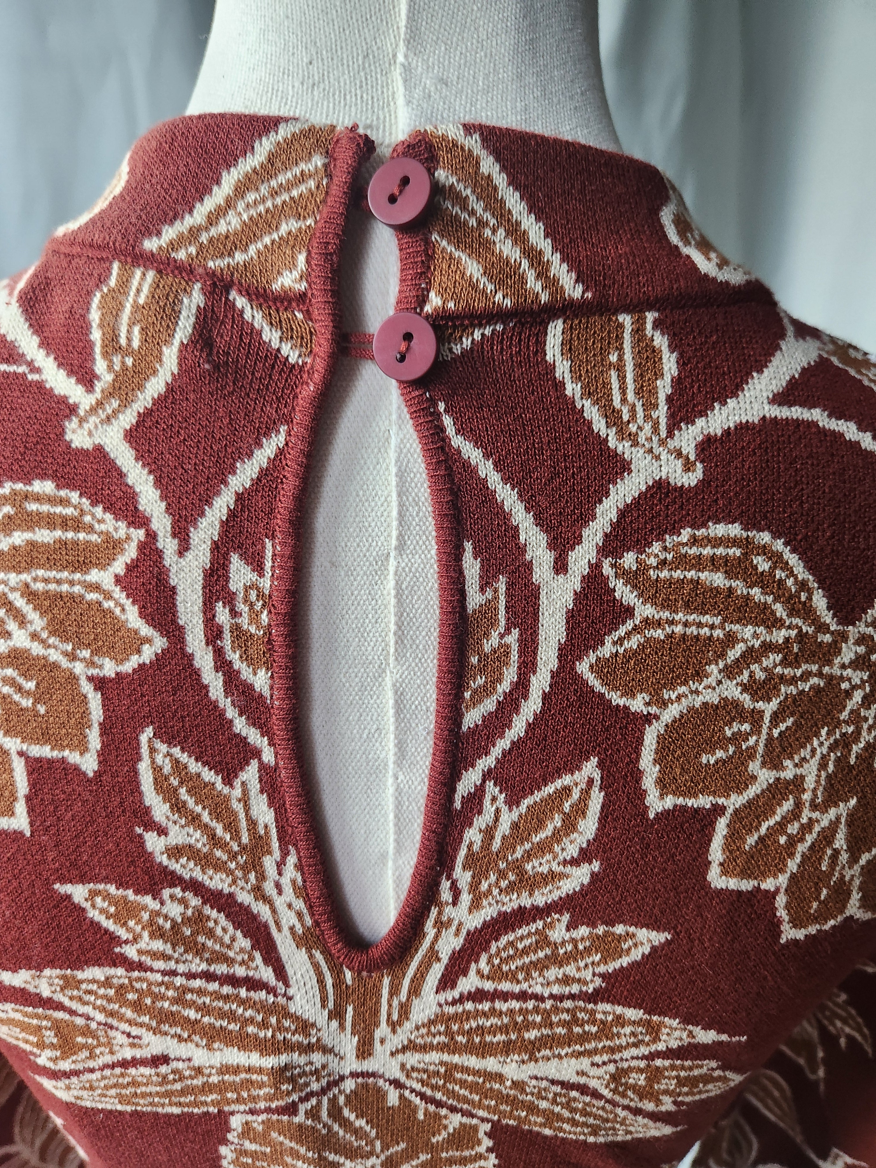 Flying Tomato Knit Floral Printed Sweater - New With Tags