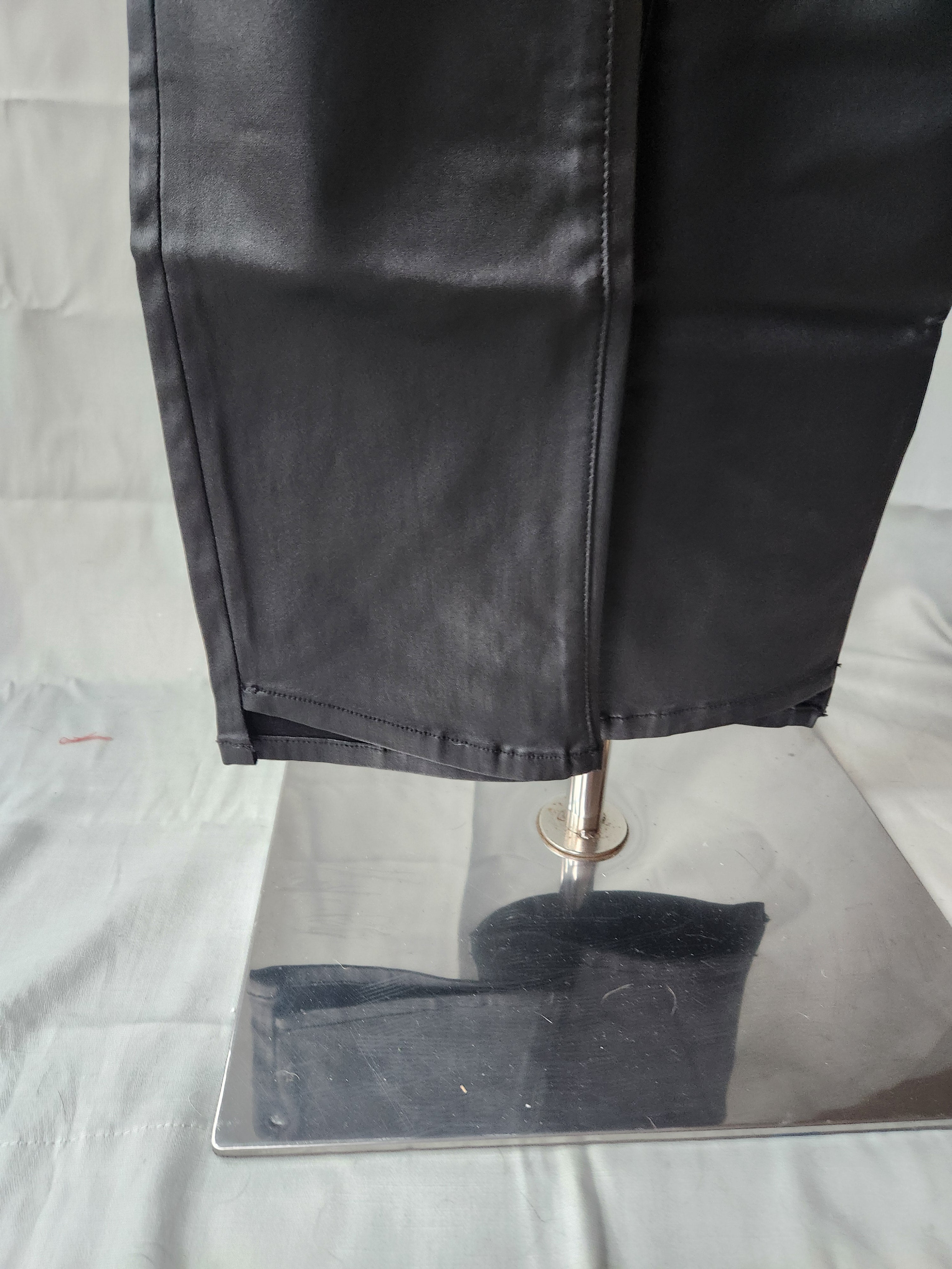 Vervet High Rise Coated Step Hem Crop Flare Jeans - New Never Worn