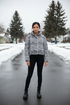 fab'rik Paisley Puffer Jacket - New With Tags