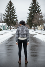 fab'rik Paisley Puffer Jacket - New With Tags