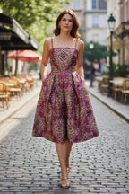 Flying Tomato Along the Way Woven Midi Dress - New Never Worn